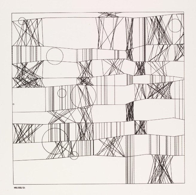 Hommage à Paul Klee, Frieder Nake, 1965